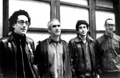 Okene Abrego, Drake, Borja Iglesias eta Mikel Abrego, lehen diskoa kaleratu ondoren (2004). Argazkia: Sophie Hindennagh