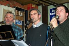 Robert Larrandaburu, Dominique Beheti eta Jean Bordaxar. Argazkia: Gilles Xuri