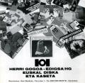 Herri Gogoak kaleratutako diskoen publizitatea.