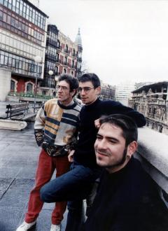 Josu Zabala, Igor Elortza eta Unai Iturriaga, Zazpi Eskaleren bultzatzaileak. Argazkia: Berria