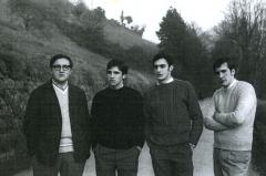 Gotzon Bikuña, Raul Calvo, Julio Unamuno eta Juan Mari Narvaez.
